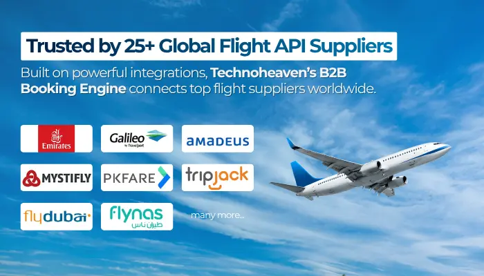 Flight Booking in B2B Booking Software